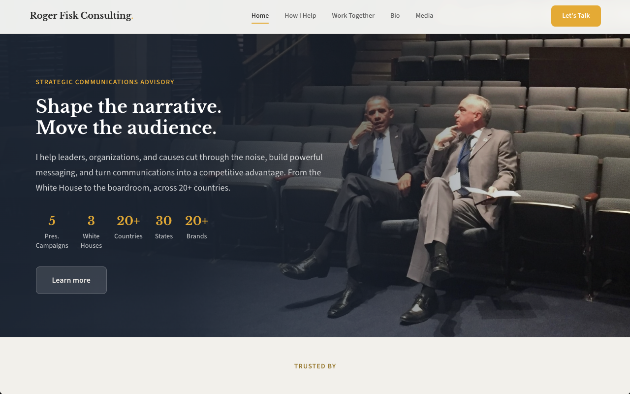 Roger Fisk:
Political Analyst — image 1